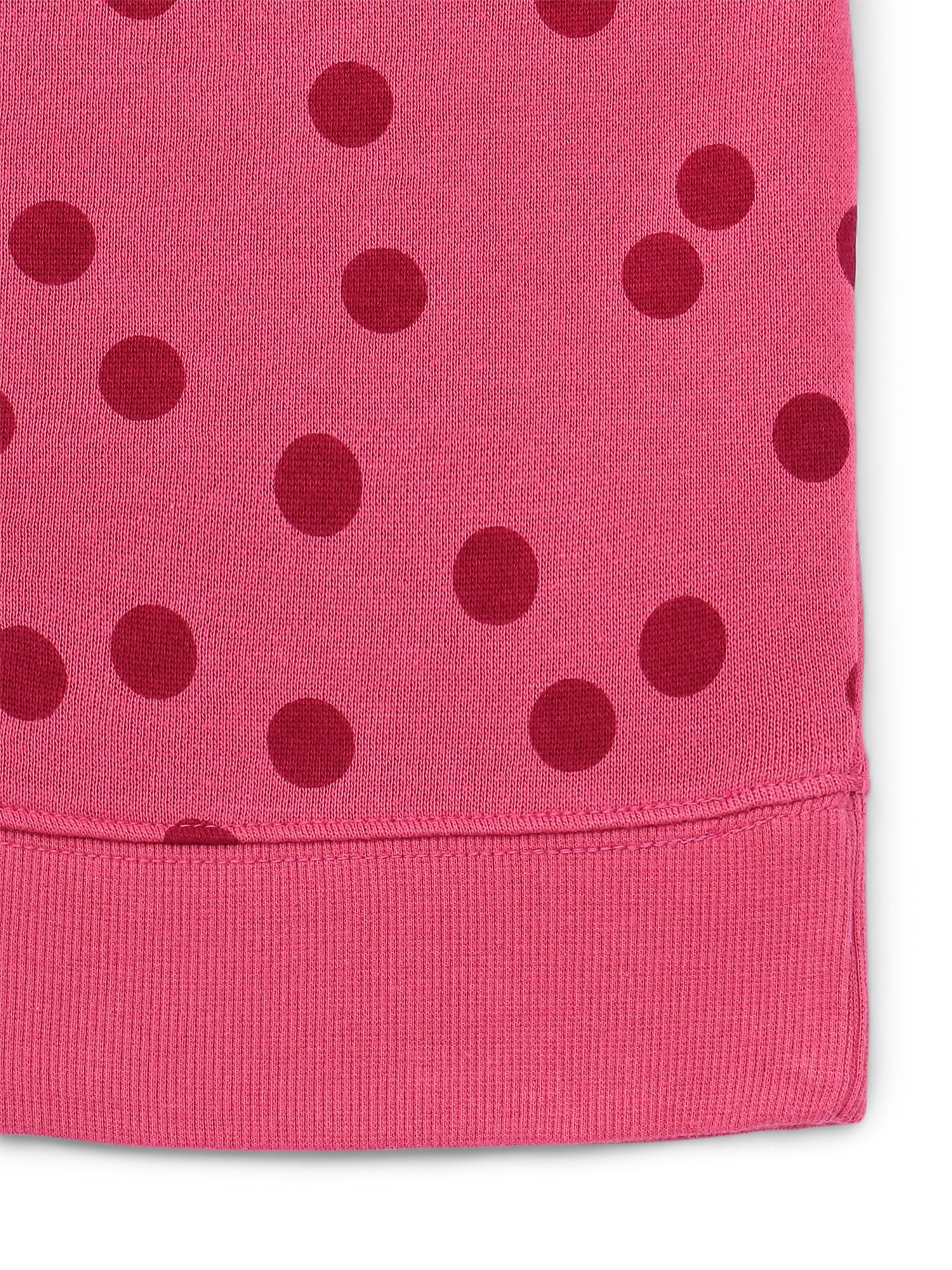 Wonder Nation Girls Fleece Pullover Sweatshirt, Sizes 4-18 & Plus