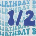 thumbnail image 6 of Baby Onesies Girl Baby Rompers Baby Girl 1/2 Birthday One-piece Outfit Birthday Bubble Romper Cute Embroidered Tshirt Bodysuit Short Sleeve Jumpsuit, 6 of 7