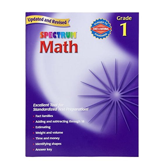 Pre-Owned Spectrum Math, Grade 1, 9780769636917, 0769636918, Paperback, Updated and revised edition