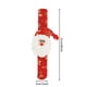 thumbnail image 3 of 4 Uds pulseras navideñas a presión Papá Noel muñeco de nieve pulseras de renos pulseras de bofetada regalo de fiesta de Navidad para niños y adultos, 3 of 7