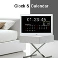 thumbnail image 4 of Oefntac Digital Picture Frame 12-inch HD Digital Photo Frame Electronic Photo Album Calendar Clock Pictures Video Music Loop Playback Support Connected to The Computer Headphones Speakers, 4 of 6