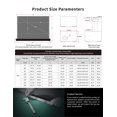 thumbnail image 6 of S Electric Tension Floor Screen With Obsidian Long Throw ALR P(Ambient Light Rejecting-Sound Perforated Acoustic Transparent Material【Recommended For Normal/Standard/Long Throw Projector Use】, 6 of 6
