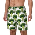 thumbnail image 2 of Uemuo Cute Broccoli Pattern Mens Swim Trunks Quick Dry Board Shorts with Mesh Lining, Stretch Beach Shorts Quick Dry No-Chafing Board Shorts-XX-Large, 2 of 9