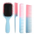 thumbnail image 2 of Juego de Peine y Cepillo para el Cabello ANGGREK Peine de Cola y Peine de Dientes Anchos, 2 of 8