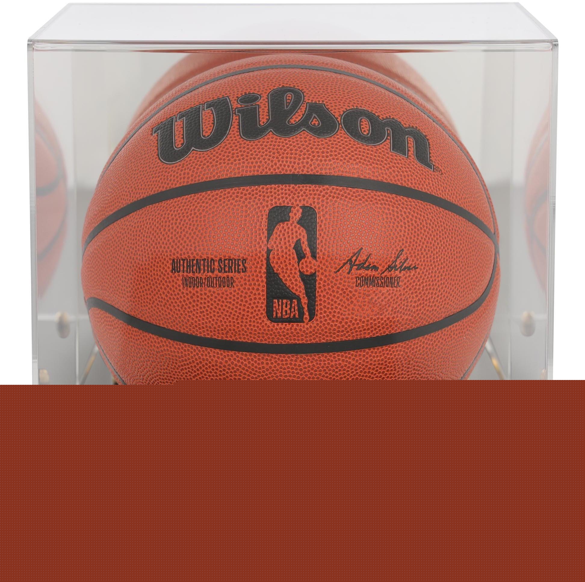 NBA Brooklyn Nets Golden Classic Logo Basketball Display Case