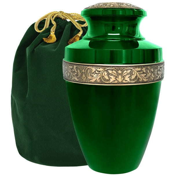 Serenity Green Large Adult Urns For Cremation Ashes In Home For up to