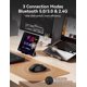 thumbnail image 2 of Mouse inalámbrico TECKNET de doble modo USB + Bluetooth 4800 DPI, 2 of 8