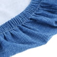 thumbnail image 3 of Funda de Comedor, , Spandex, Giratorias para Asientos de Oficina, Funda para Asiento de , adaptaciónción a Taburet , Azul oscuro, como se describe perfecl Comedor Silla Slipcover, 3 of 5