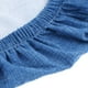 thumbnail image 3 of Fundas elásticas universales de licra para asientos de sillas de oficina y ordenador. Azul oscuro, 3 of 5
