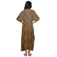 thumbnail image 3 of Moomaya Kimono Kaftan de Maternité en Coton pour Femmes Longue Robe Maxi Vêtements, 3 of 5