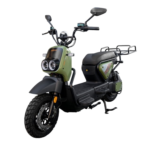 Moboss Bicicleta Electrica para Adultos Bicimoto Electrica Potencia Maxima del Motor 800 W Bateria 60V 20AH BS-02 Verde