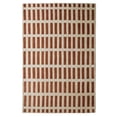 thumbnail image 4 of Modern Hand-Tufted Terracotta Geometric Area Rug, 8X10, Durable New Zealand Wool, 4 of 5