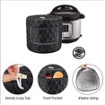 thumbnail image 4 of electric Pressure Cooker Cover Decorative Cover With Pocket For Accessories Fits 6qt Instant Pot And Similar Size (red), 4 of 4
