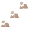 thumbnail image 4 of Naiovety Juego de alfombrillas de inodoro de absorción de agua fuerte de textura de 3 paquetes por lote para baño sin daños en el suelo Type1 NO1, 4 of 6