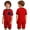 Red, variant on SiiRoh Unisex Kids Special Needs Adaptive Clothing Autism Sensory Anti-Strip Jumpsuit Short Sleeve Summer Outfit Red 6