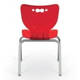 thumbnail image 2 of MooreCo Hierarchy School Chair, 5 Pack, 4-Leg-Red-16", 2 of 2