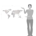 thumbnail image 2 of World Map Wall Art Earth Atlas Decal Sticker, 2 of 4