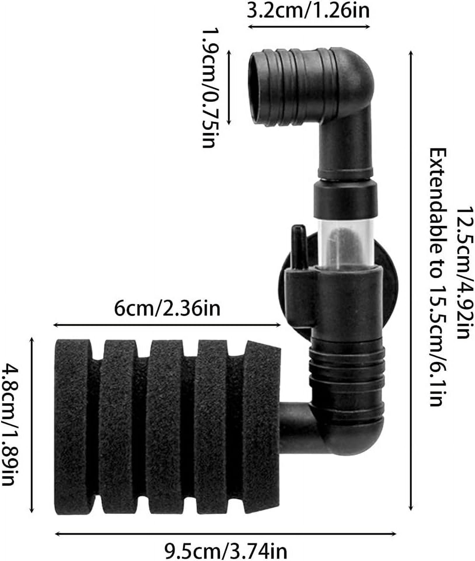 CNZ XY-2820 Aquarium Sponge Filter, Black - Walmart Business