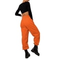 thumbnail image 6 of Womens Cinch Bottom Sweatpants Cotton Sporty Jogger Sweat Pants Workout Running Trousers with Pockets, 6 of 6