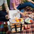 thumbnail image 5 of FORMRS Insulated Cooler Bag 24 Cans Capacity Soft Leakproof Lunch Box with Side Pockets, Sunny Floral, 5 of 7