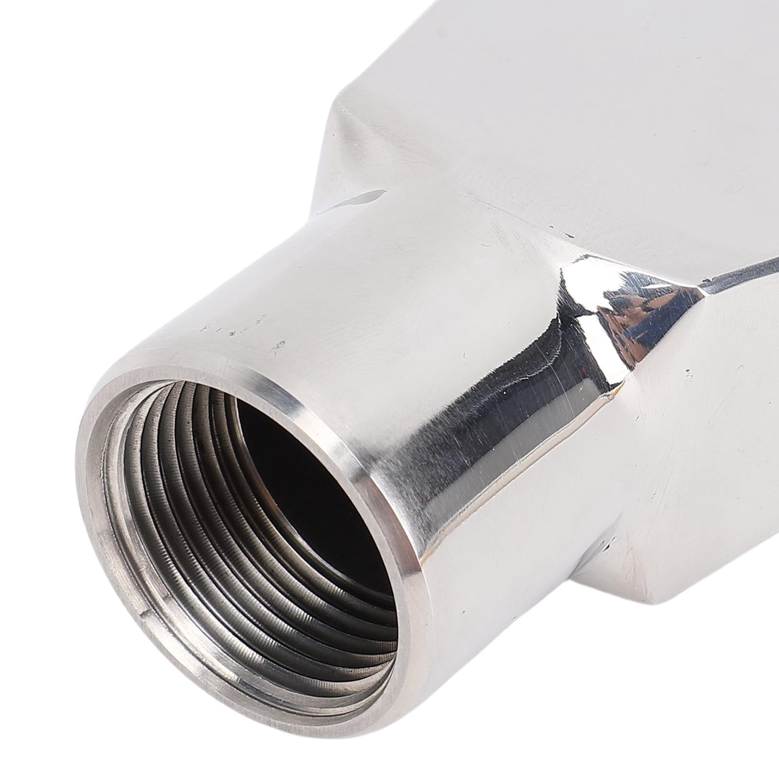 Suodoka 3/4 Inch Thread Fan Shaped Fountain Spray Nozzle, Flat Duck Bill Water Sprinkler for Outdoor Garden Pond, Stainless Steel (4.3 inches / 11 cm)