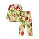 thumbnail image 1 of Fotbe Cherries and Ladybirds Pijama de Hombre con Estampado de Manga Larga, Conjunto de 2 Piezas, Ropa de Dormir Suave y Cómoda con Bolsillos-Small, 1 of 7