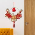 thumbnail image 5 of Spring Festival Wreath Berries Wreath Chinese New Year Door Wreath Garland Spring Festival Decoration , 40cm, 5 of 7