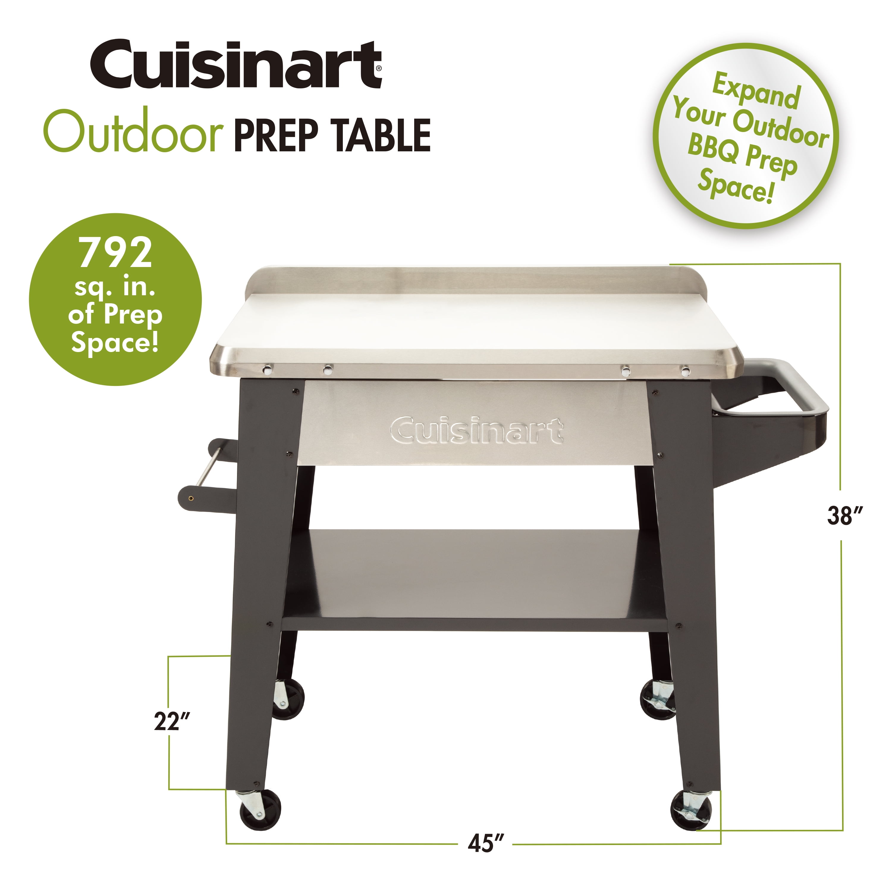 Cuisinart Stainless Steel Outdoor Prep Table