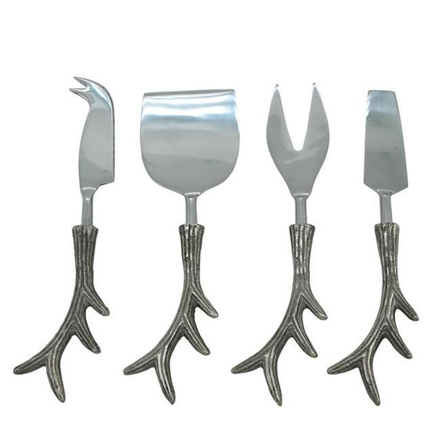 Saro Lifestyle SP908.S Antler Design Cheese Cutlery Set, 4 Piece