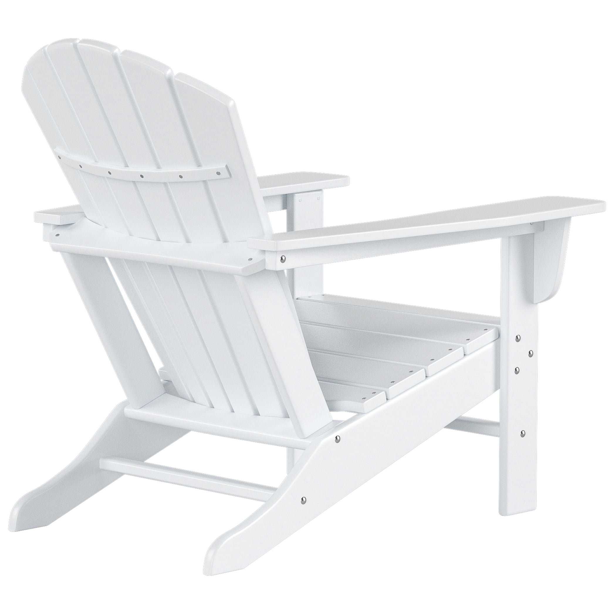 Polytrends  Altura  Outdoor Eco-Friendly All Weather Poly Patio Adirondack Chair (Set of 2) White