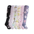 thumbnail image 2 of BadPiggies 6 Pairs Compression Socks for Women & Men 15-20mmHg Graduated Support Knee High Socks, 2 of 9