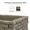 thumbnail image 2 of RTS Home Accents Rock Lock Raised Garden Bed Straight Rock (Pack of 2), 2 of 7