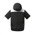 thumbnail image 3 of Summer Men's Cooling Fan Vest Short Sleeve Hooded Top Air Conditioning Fans Vest Electric Cool Vest, 3 of 7