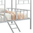 thumbnail image 4 of Furniture of America Trusten Kids House Design Silver Twin Loft Bed, 4 of 5