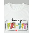 thumbnail image 3 of INAWLY - Camiseta de manga corta con cuello redondo y estampado colorido para mujer, ideal para adultos, hombres, mujeres, adolescentes, jóvenes y tiempo libre., 3 of 5