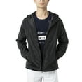 thumbnail image 1 of FANNYC Men's Lightweight Outerwear Jackets Outdoor Hooded Jackets Waterproof Windbreakers Rain Coat Casual Sports Active Jackets 4XL-7XL, 1 of 7