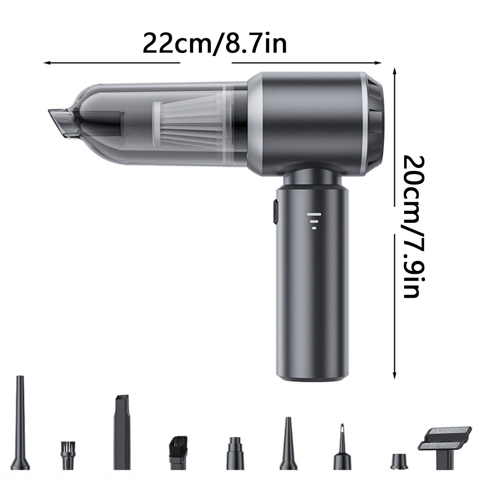 Car Vacuum Cleaner with Brushless High Power Handheld Blowing and Suction in One: a Powerful Dust Removal and Cleaning Tool for Both Home and Car Use