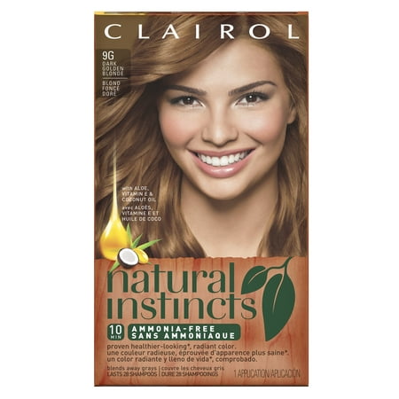 Clairol Natural Instincts Hair Color, 9G Dark Golden ...