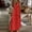 Red, variant on Ayolanni Plus Size Holiday Dresses for Curvy Women Pink V-Neck Sleeveless Solid Maxi Dresses Ladies Dresses 2x