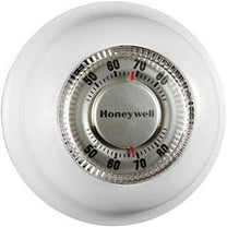 Honeywell Round Heat Only Mercury Free Thermostat Heat & Cool 24 V