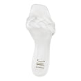 thumbnail image 3 of INC Womens White Braided Padded Parker Square Toe Flare Slip On Dress Sandals Shoes 12 M, 3 of 4