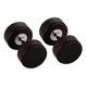 thumbnail image 1 of 1 par de pendientes de tuerca unisex, joyería para de acero inoxidable quirúrgico 316L. Negro Zulema Pendientes de madera del tornillo, 1 of 8
