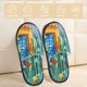 thumbnail image 2 of Balery Bright Paper Cactus Scene Pantuflas de Casa de Felpa Silenciosas con Diseño Estampado, Zapatillas Cómodas Antideslizantes de Algodón para Interior-Large, 2 of 8
