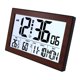 thumbnail image 3 of Reloj Despertador Digital con Práctica Luz de Fondo, Visualización de Alarma Y Temperatura, Así Como Visualización de Humedad Y Día en Ocho Idiomas Pa H181H marrón, 3 of 9