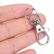 Willkey 25 pcs Lobster Clasps, Silver,38mm