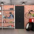 thumbnail image 3 of BESFUR Metal Cabinet with Drawer and Adjustable Shelves for Garage, Office, School - Black, 3 of 6