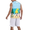 thumbnail image 2 of Sikiie Gnomes On The Beach Basketball Jersey Reversible Men's Mesh Athletic Sports Shirts Training Practice S-4XL4X-Large, 2 of 6