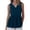 *Navy, variant on Women's V Neck Sleeveless Flowy Peplum Blouse ,Casual Solid Color Tank Top Navy,Womens Plus S
