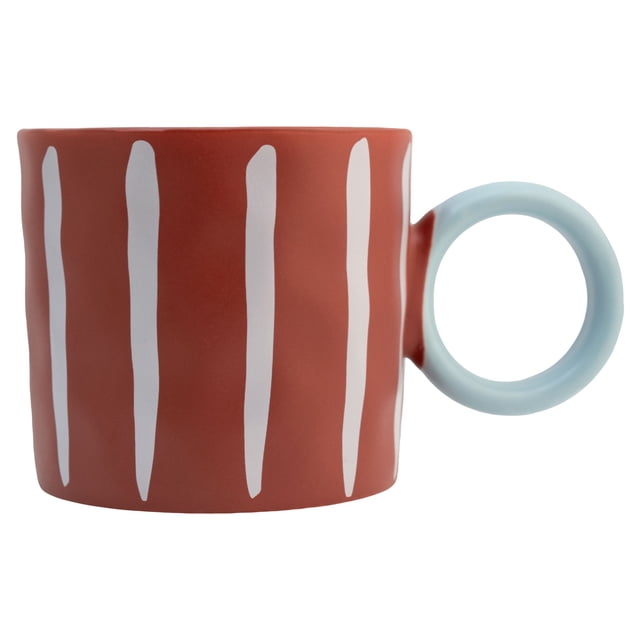 Tarro Nuvo de Porcelana Acabado Mate Rojo 420 Ml