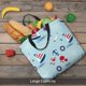 thumbnail image 5 of Balery Sailboats Anchors Bolsa de Mano para Mujeres con Cremallera, Bolsa de Gimnasio con Compartimentos, Bolsa para Laptop, Bolsa para Trabajo, 5 of 7